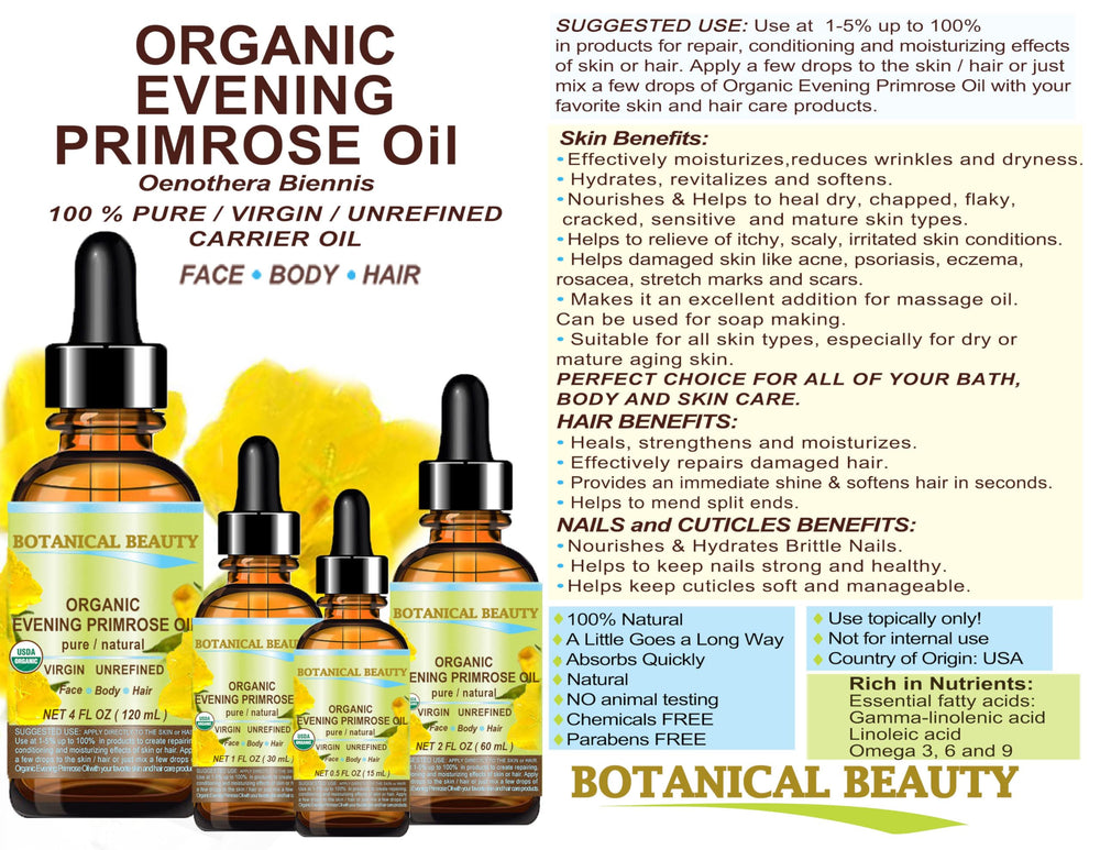 Nails and cuticles treated with Evening Primrose Oil for softening