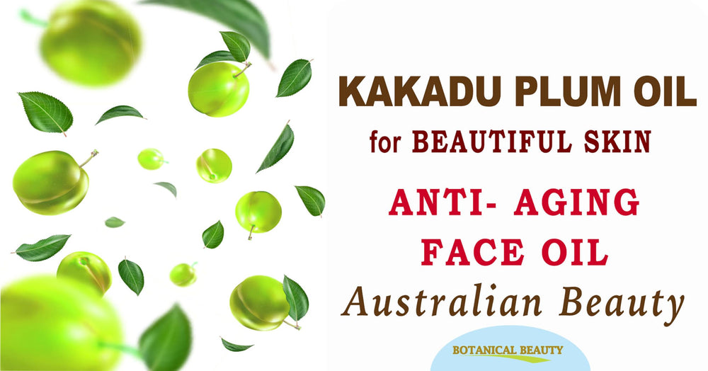 Botanical Beauty Kakadu Plum Oil 0.5 oz bottle on display.