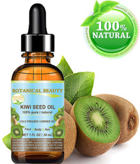 Kiwi Seed Oil dropper close-up highlights lightweight, non-greasy hydration.