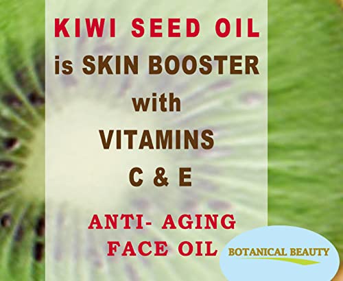 Kiwi Seed Oil travel-size bottle suggesting convenience.