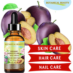 Botanical Beauty Plum Oil applied by hands indicates quick nourishment