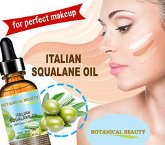 Botanical Beauty Squalane texture on skin shows smooth, non-greasy finish.