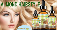 Botanical Beauty Sweet Almond Oil label highlights organic, virgin status