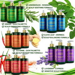 Botanical Hair Growth Lab 10.2 oz bottle emphasizes generous size