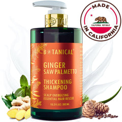 BOTANICAL HAIR GROWTH LAB ginger-shampoo-foam promises thorough cleansing and invigorated roots