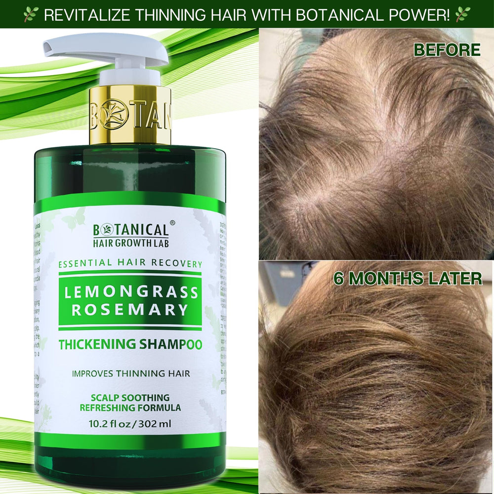 Application to scalp highlights anti-thinning care in BOTANICAL HAIR GROWTH LAB.