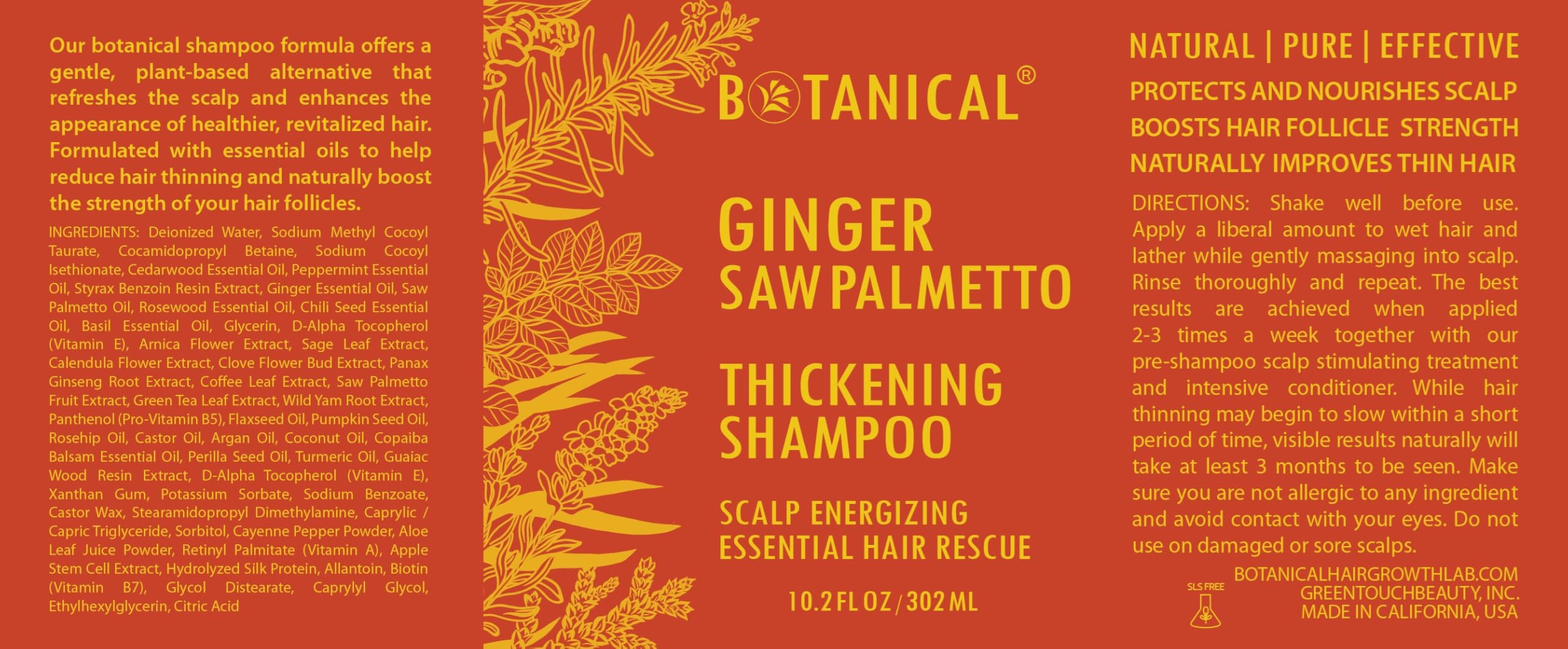 BOTANICAL HAIR GROWTH LAB routine-application demonstrates easy scalp massage benefit