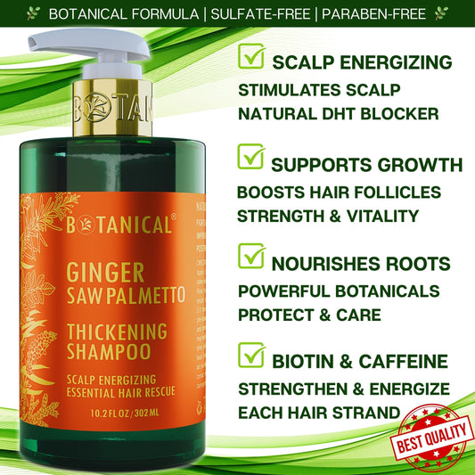 BOTANICAL HAIR GROWTH LAB saw-palmetto-essence highlights growth-supporting botanical blend