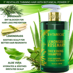 Botanical Hair Growth Lab saw palmetto ingredients on label
