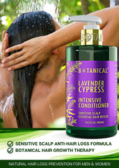 Botanical Hair Growth Lab lavender conditioner ingredients list highlighting natural extracts.