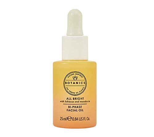 Botanics All Bright oil applied to skin showing quick absorption for daily use
