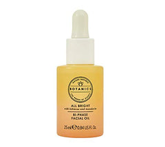 Botanics All Bright oil applied to skin showing quick absorption for daily use