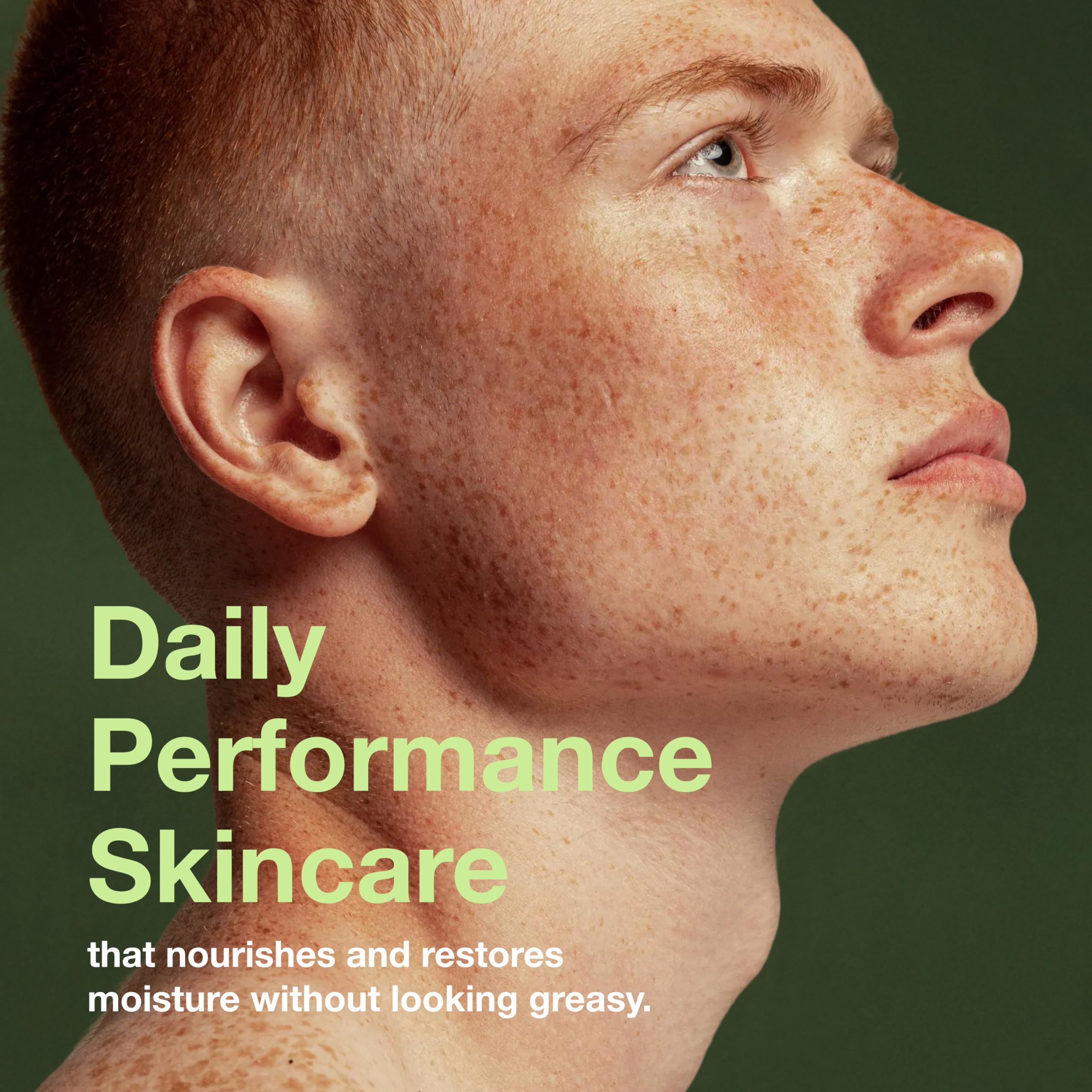 Botanics facial oil for men being applied to skin for smoother, nourished feel