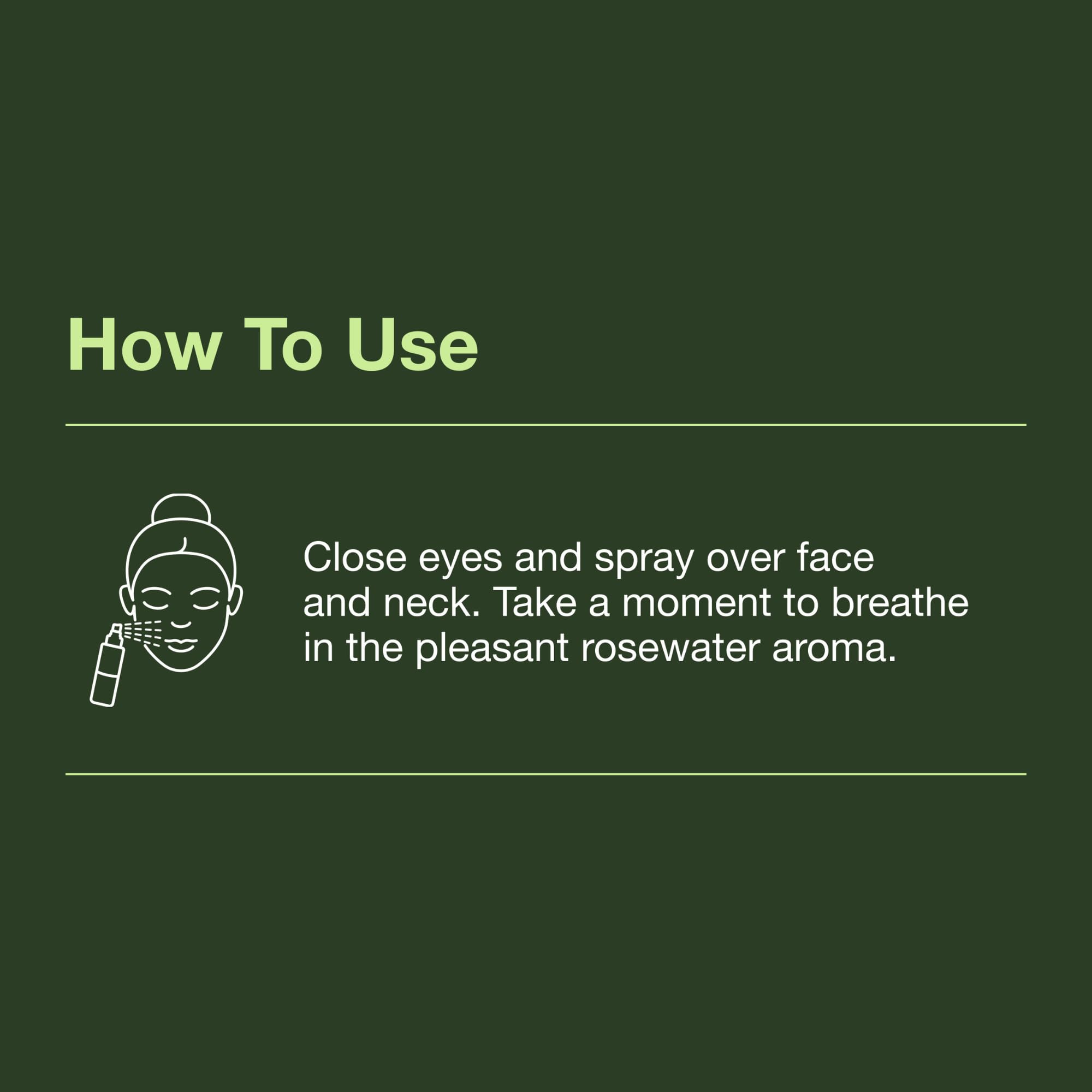 Botanics Hydrating Face Mist being sprayed on the face for instant refreshment.