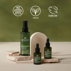 Botanics Hydrating Face Mist vegan-cruelty-free icons reflect ethical skincare values.