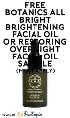 Nighttime skincare routine scene with Botanics overnight oil in use