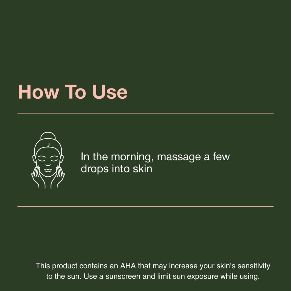 Hands massaging Botanics Vitamin C Serum into skin for glow