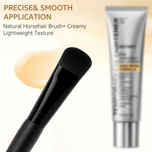 Botanikind dual-brush applicator enabling precise application and absorption.