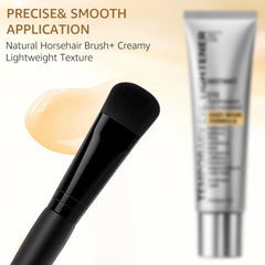 Botanikind dual-brush applicator enabling precise application and absorption.