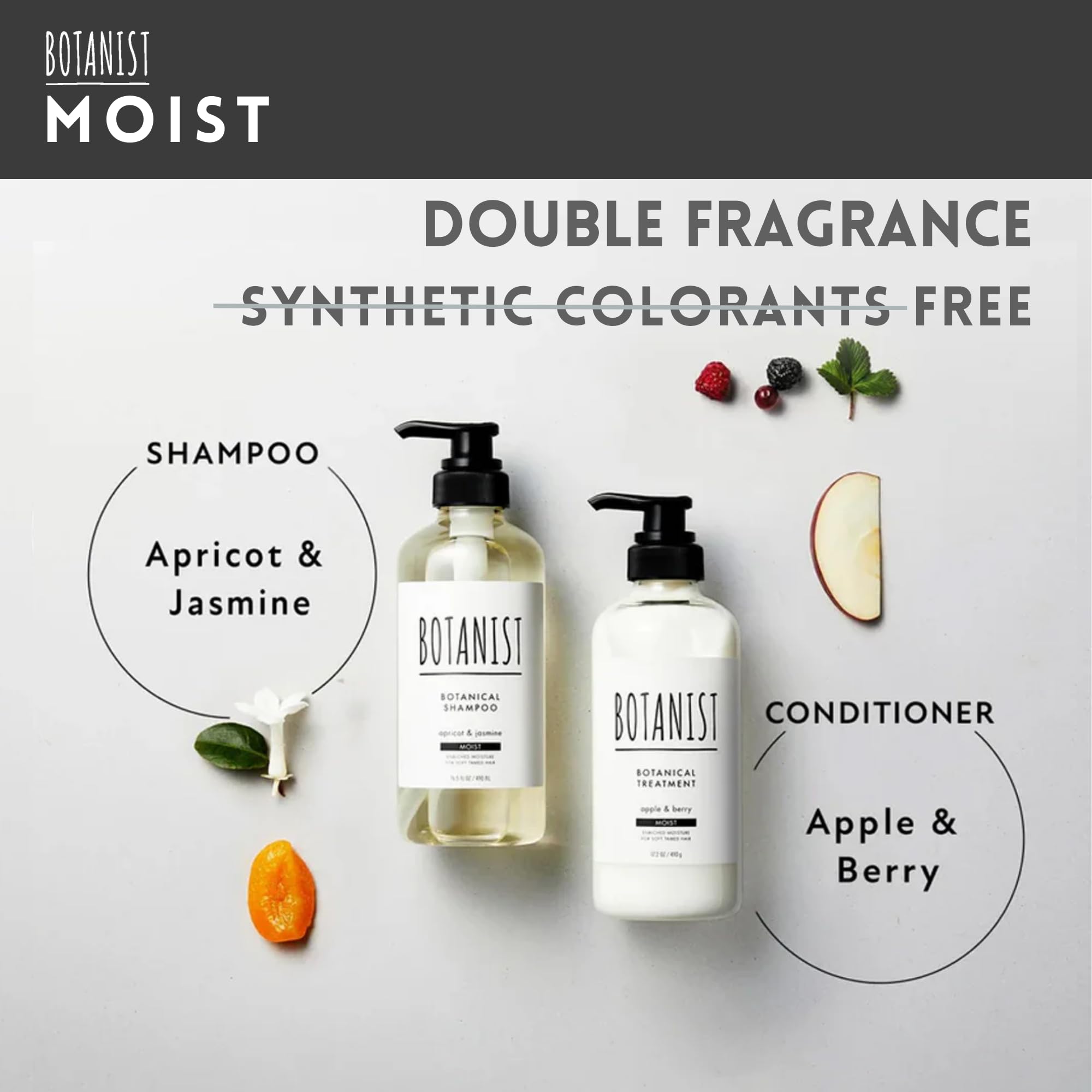 Botanist Botanical fragrance bottle highlights natural aroma without harsh additives.