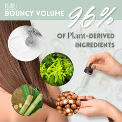 Botanist Bouncy Volume Set packaging emphasizes clean, natural origins for everyday use.