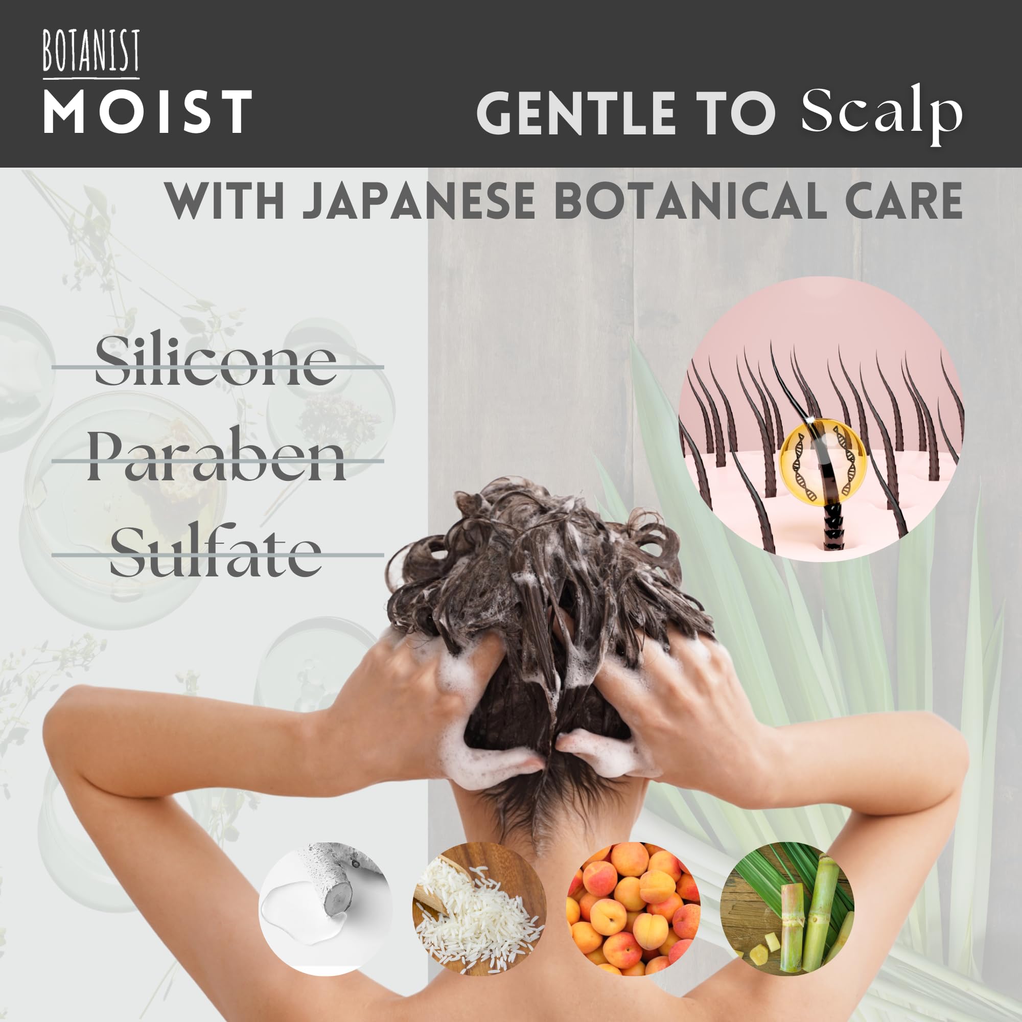Botanist Daily moisture-foam showcases rich lather for gentle cleansing.