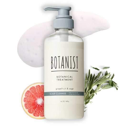 Botanist Keratin Conditioner bottle promotes gentle daily conditioning for sensitive scalps.