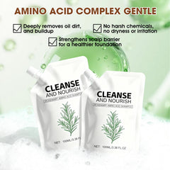 Botou Rosemary Amino Acid Shampoo ingredients view, focusing on organic rosemary extract.