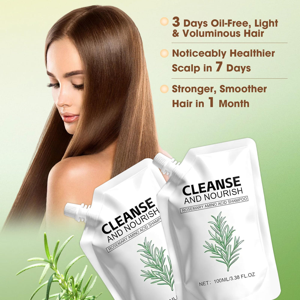 Botou Rosemary Amino Acid Shampoo packaging box, ideal for gifting and shelf display.