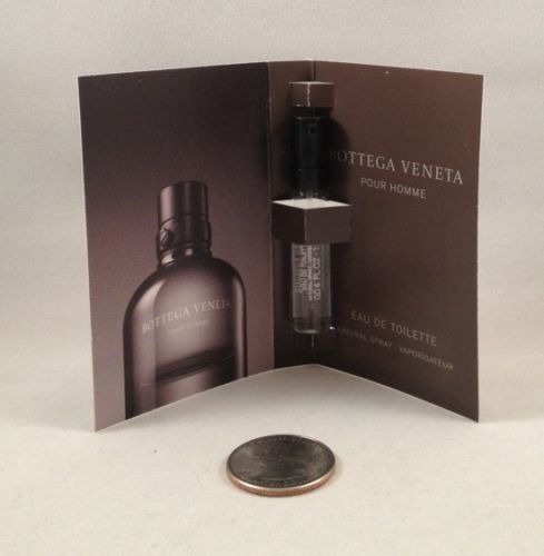 Bottega Veneta Pour Homme EDT sample travel vial three for date-ready scent exploration.