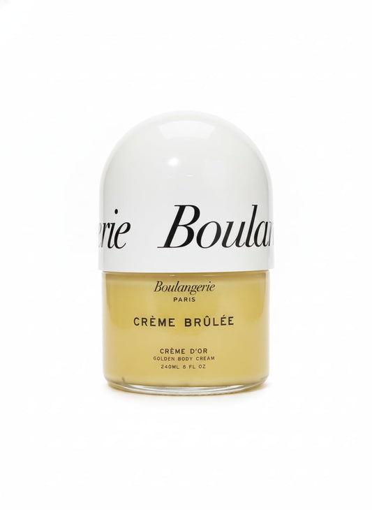 Boulangerie Vanilla Cream Body Cream bottle delivering deep moisture and delicate scent.