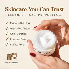 BOVEA balm used on lips and hands for daily moisture.
