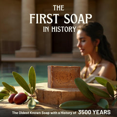 BOX 4 BODY Aleppo soap bar pack side view, suitable for face, body and hair care