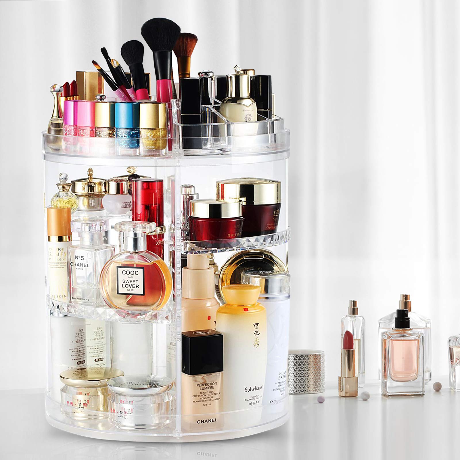 Boxalls makeup organizer countertop solution saves space on vanity