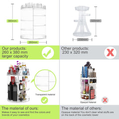 Boxalls makeup organizer large capacity stores dozens of products
