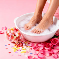 BPRETTIER foot soak setup helps easy feet cleansing and relaxation.
