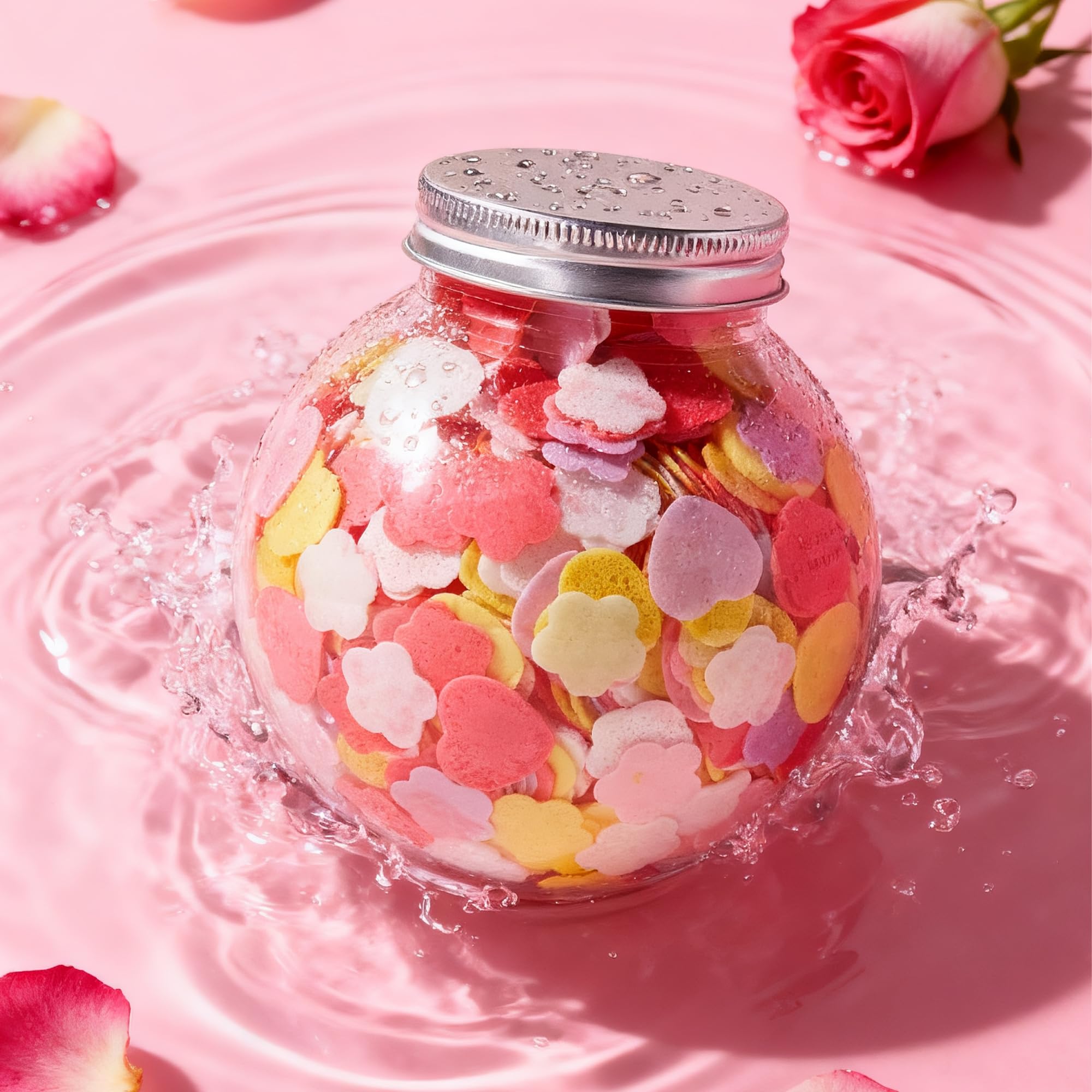 BPRETTIER quick dissolve soap flowers create rich lather in seconds.