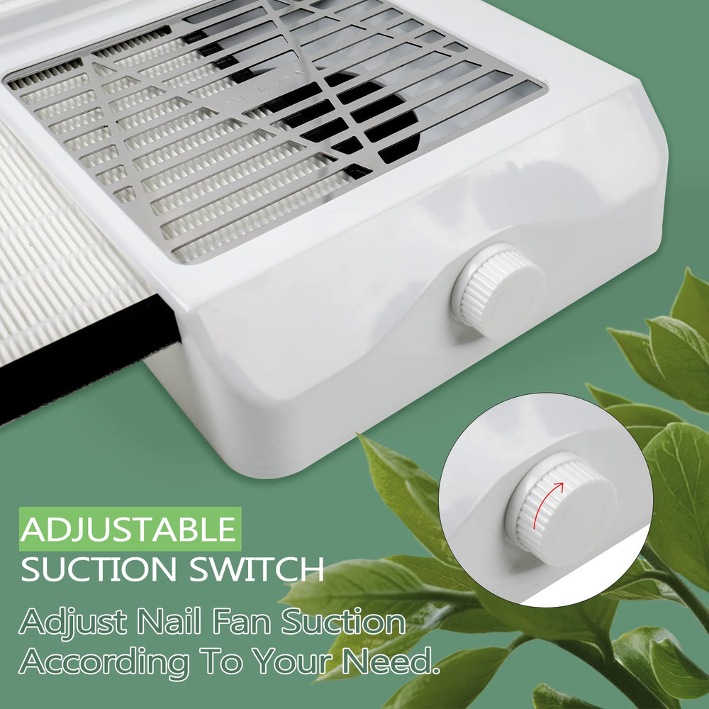 BQAN hand cushion provides comfortable support during long nail sessions.