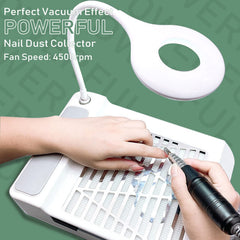 BQAN nail dust brush assists efficient dust removal after filing.