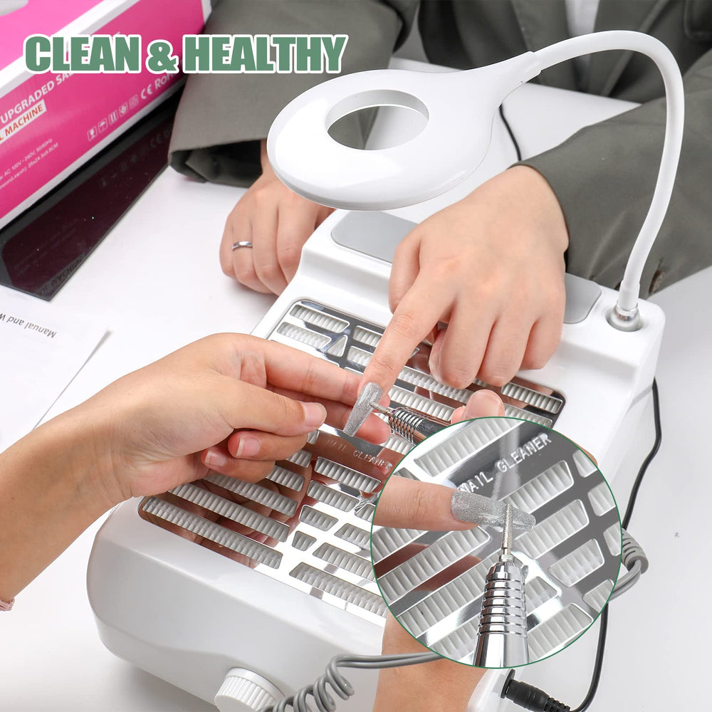 BQAN nail dust collector suitable for home or salon environments.