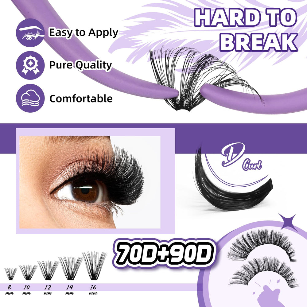 B&Qaugen 10-18mm lengths create layered eye-opening looks