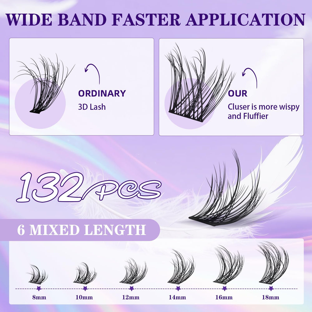 B&Qaugen Feath5D clusters feature an ultra-soft band for gentle, secure wear.