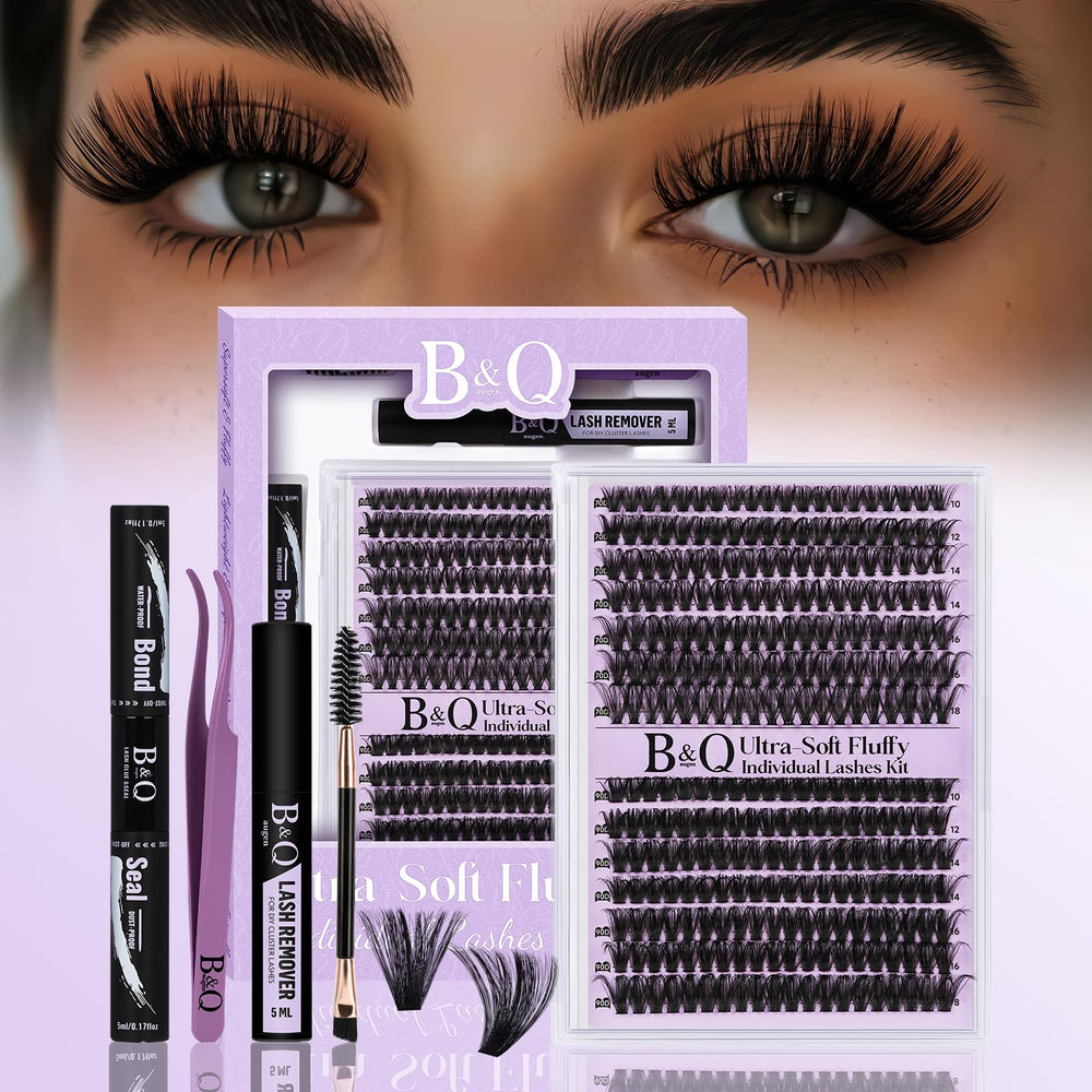 B&Qaugen Lash Clusters Kit ultra-soft for customizable volume