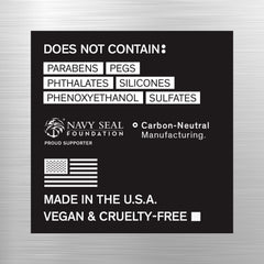 Bravo Sierra Bronze-Certified vegan and US-made cleanser supporting sustainable manufacturing.