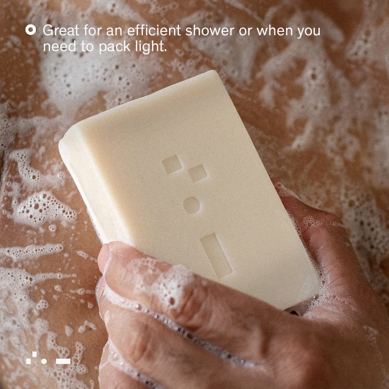 Bravo Sierra sandalwood-fig aroma close-up, energizing morning showers