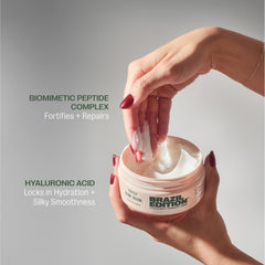 BRAZIL EDITION combines murumuru and babassu butters for frizz control and softness.