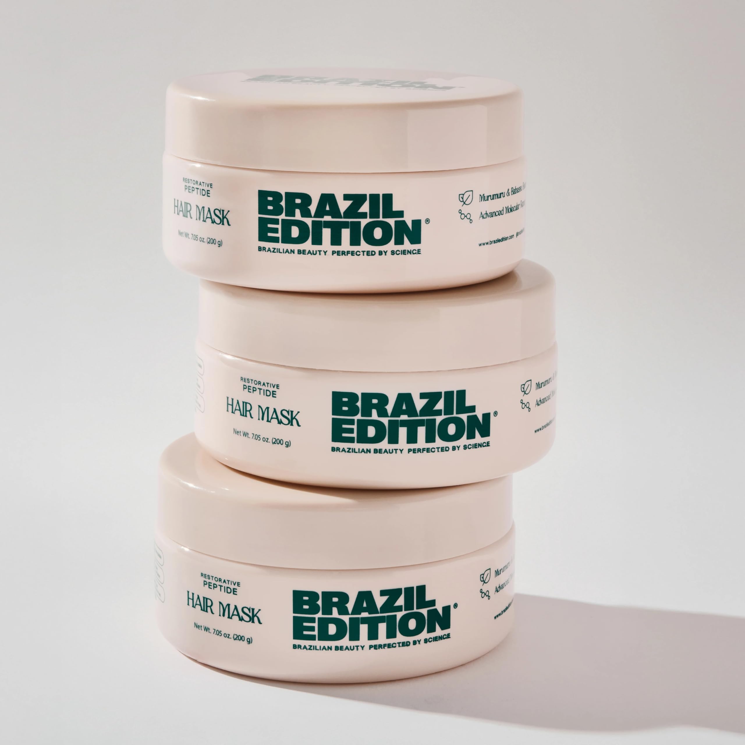 Tropical Brazilian scent enhances routine during BRAZIL EDITION application.