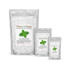 Breath-freshening applications via toothpaste or mints using menthol crystals.