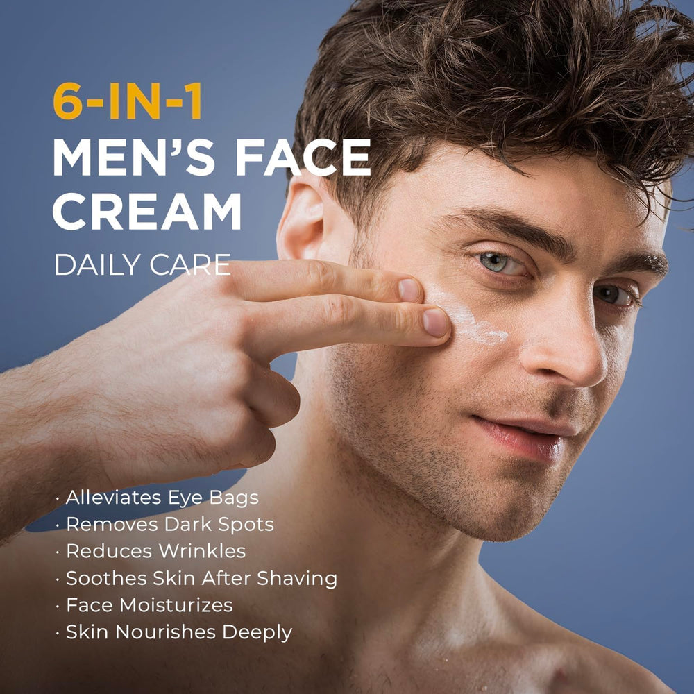 Breavo men's moisturizer texture looks light and non-greasy for oily skin.