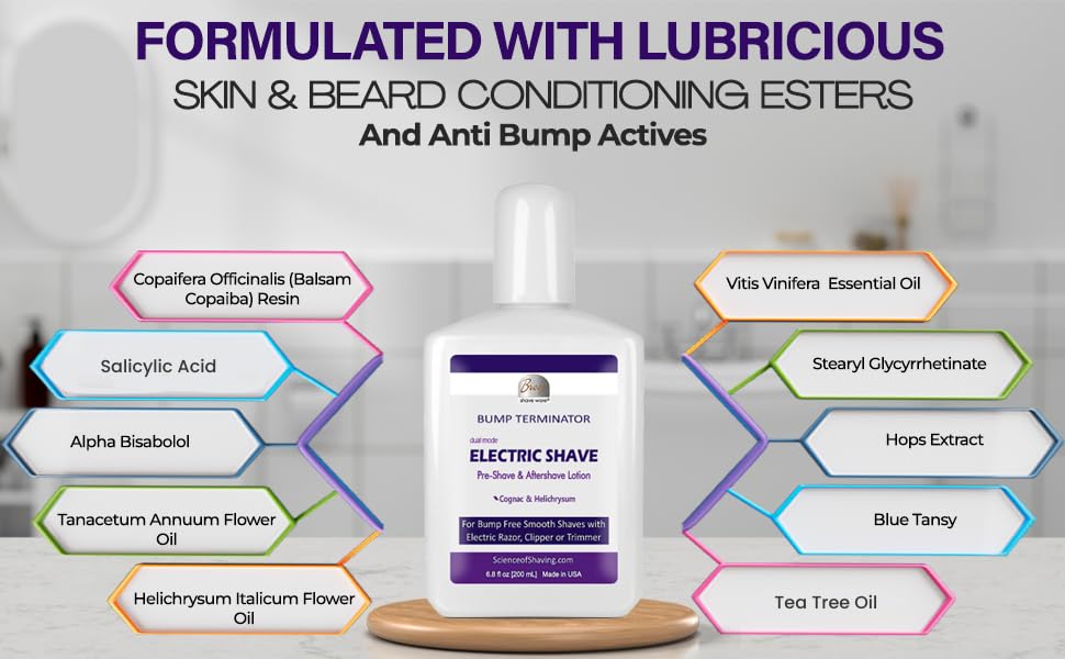 BREEJ Bump Terminator lotion in hand for easy glide and comfort.